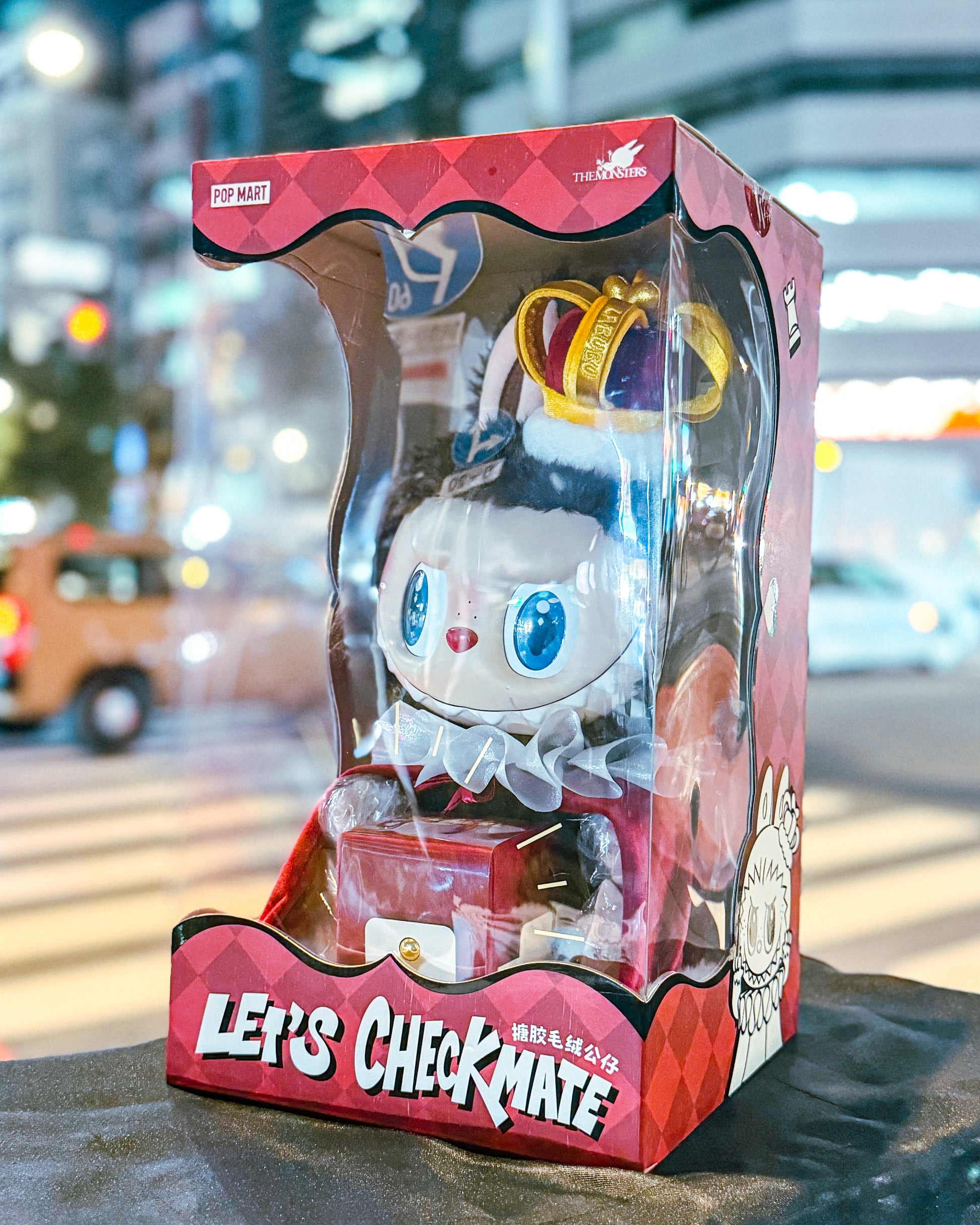 【POPMART/ポップマート】LABUBU ラブブ THE MONSTERS Let's Checkmate ぬいぐるみ