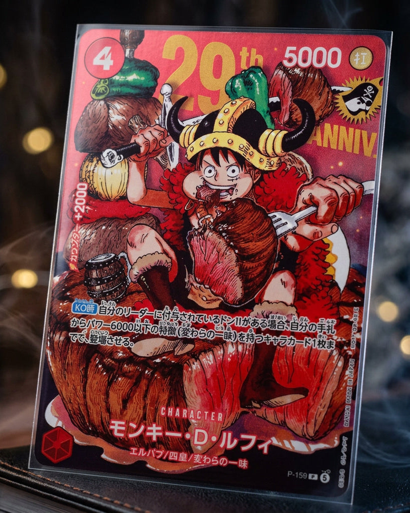 OPCG 週刊少年ジャンプ2026年33号付録 肉 ルフィ プロモ