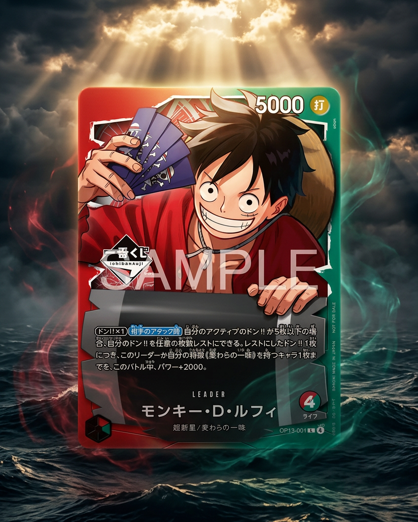 一番くじ ONE PIECE CARD GAME ルフィ プロモカード