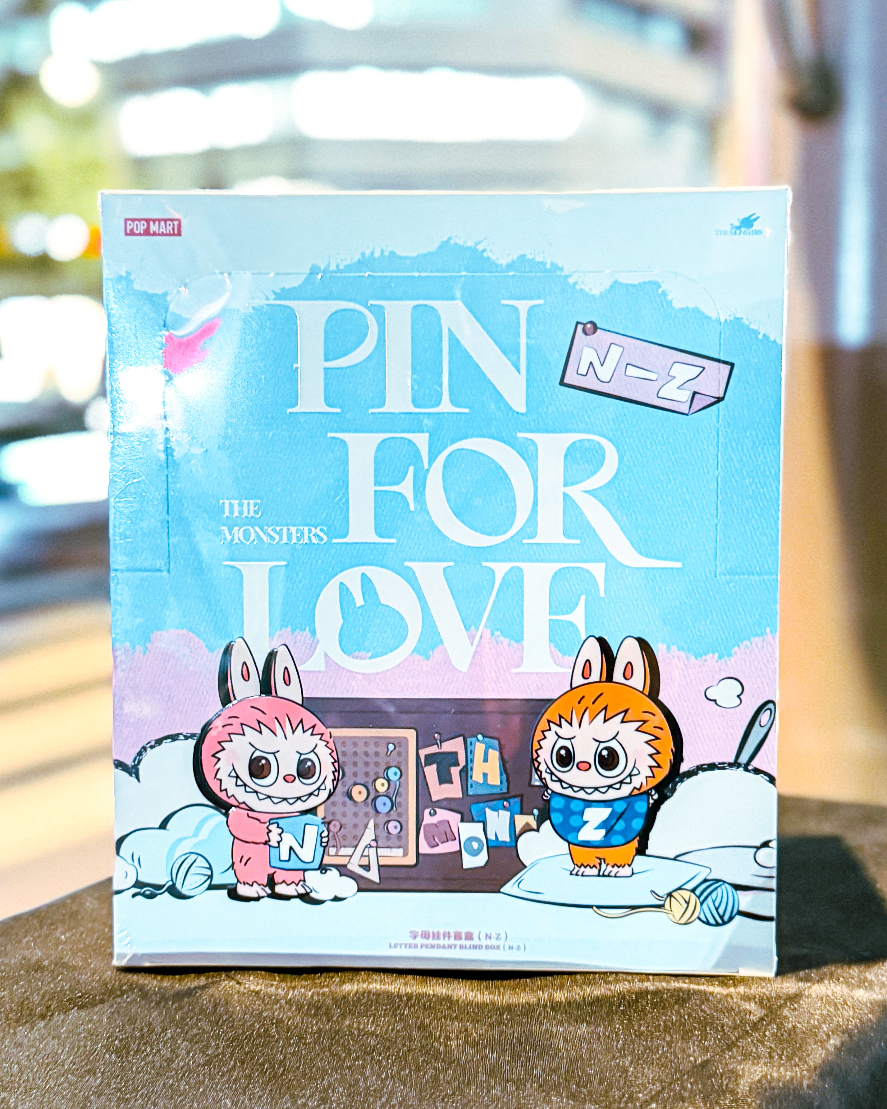 THE MONSTER PIN FOR LOVE 新作ラブブ アルファベット o POPMART/ポップマート】Labubu ラブブ THE MONSTER PIN FOR LOVE