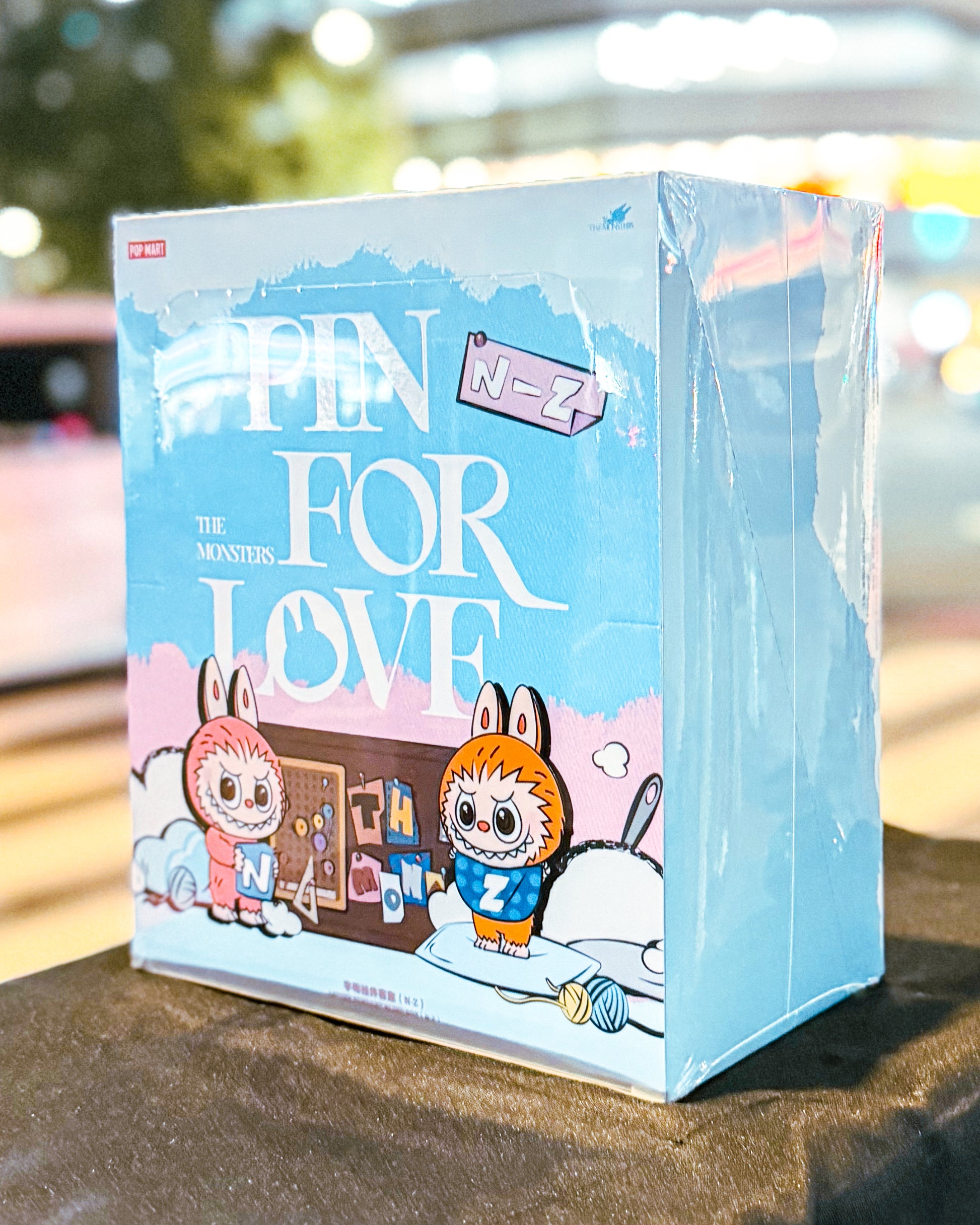 【POPMART/ポップマート】Labubu ラブブ THE MONSTER PIN FOR LOVE シリーズアルファベットペンダント(N-Z) THE MONSTERSシリーズ［BOX］