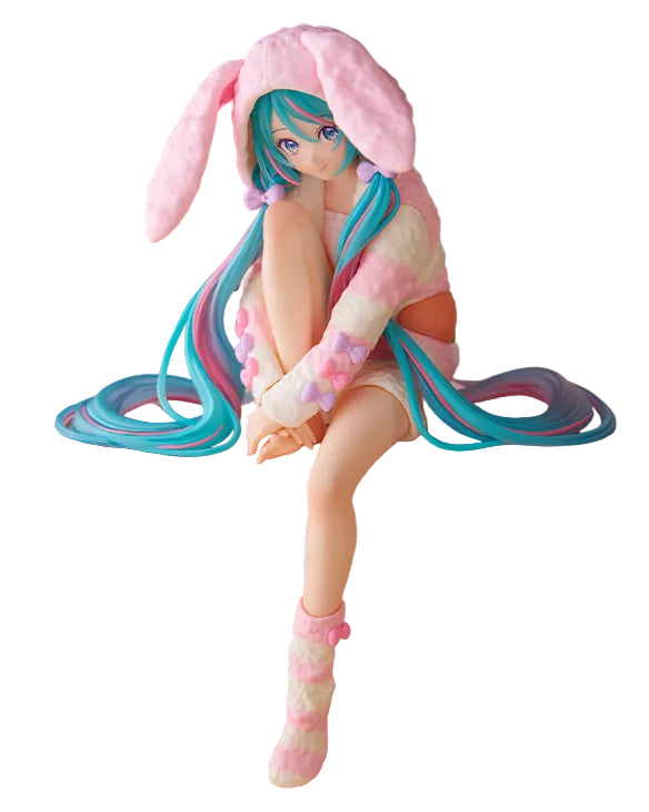初音ミク　ぬーどるストッパーフィギュアーうさ耳パジャマ・ブルーver.ー