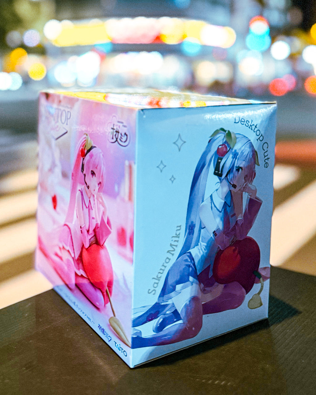 【TAITO PRIZE/タイトープライズ】初音ミク 桜ミク Desktop Cute フィギュア ～さくらんぼクッションver.～