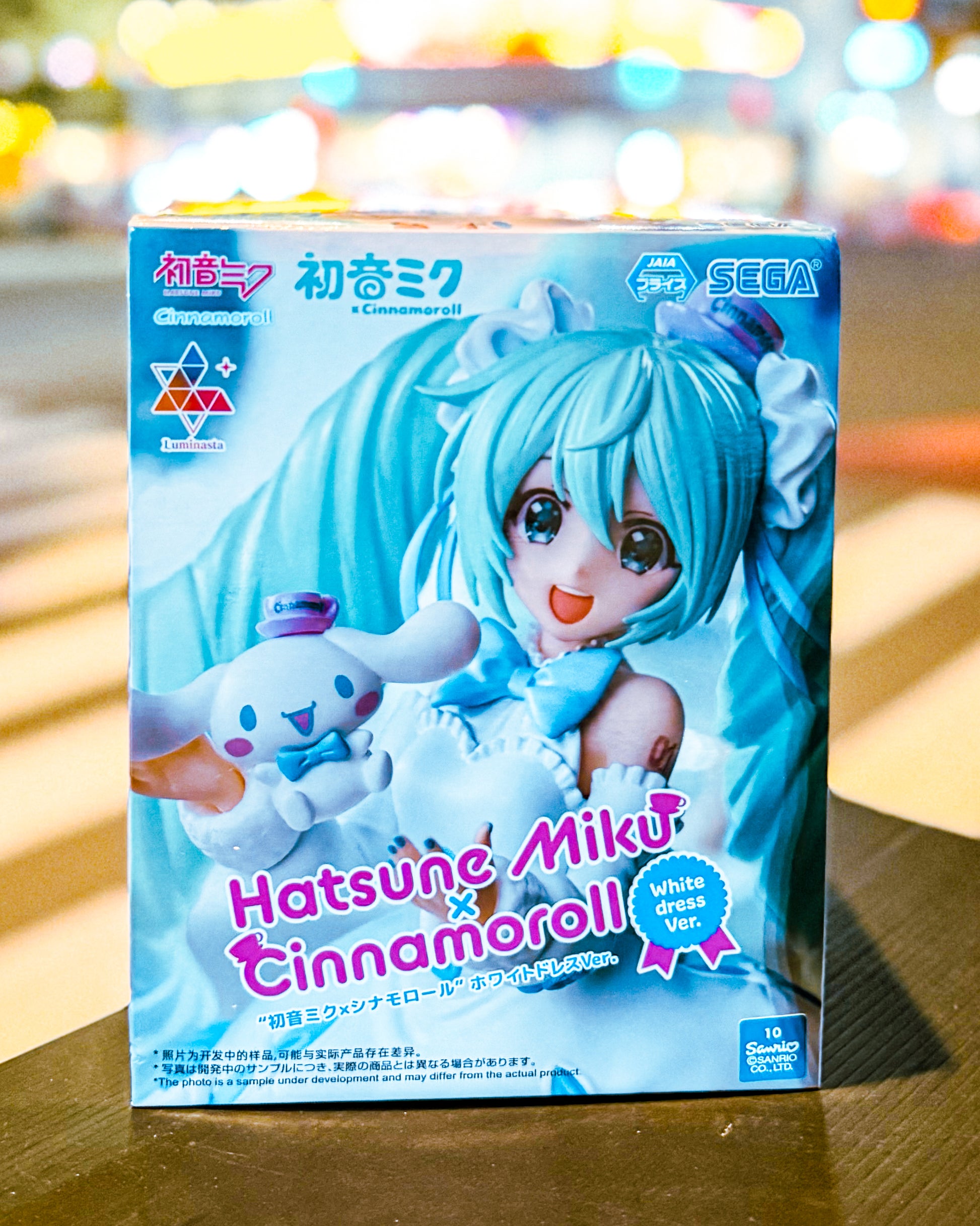 【SEGA PRIZE/セガプライズ】初音ミクシリーズLuminasta“初音ミク×シナモロール”ホワイトドレスVer.