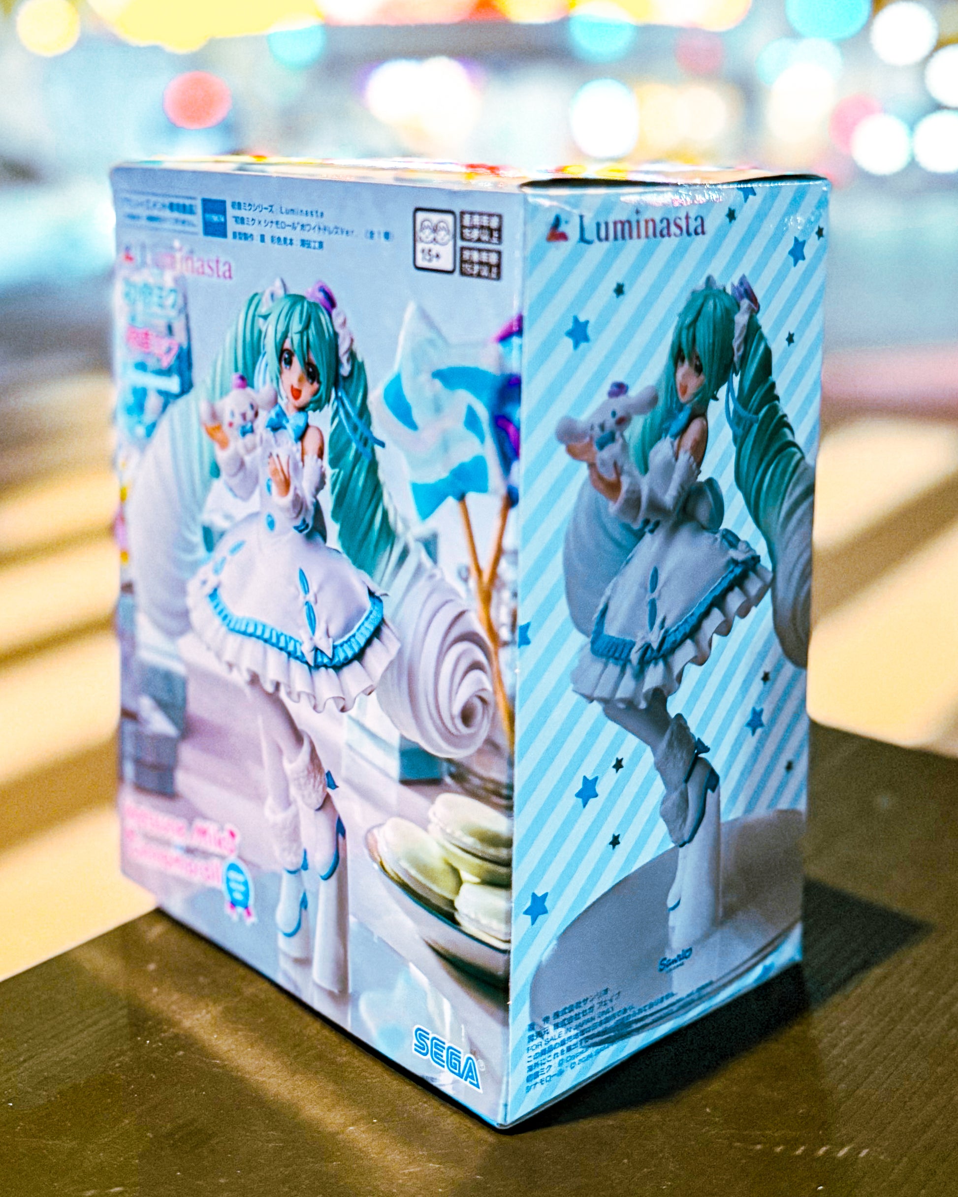 【SEGA PRIZE/セガプライズ】初音ミクシリーズLuminasta“初音ミク×シナモロール”ホワイトドレスVer.