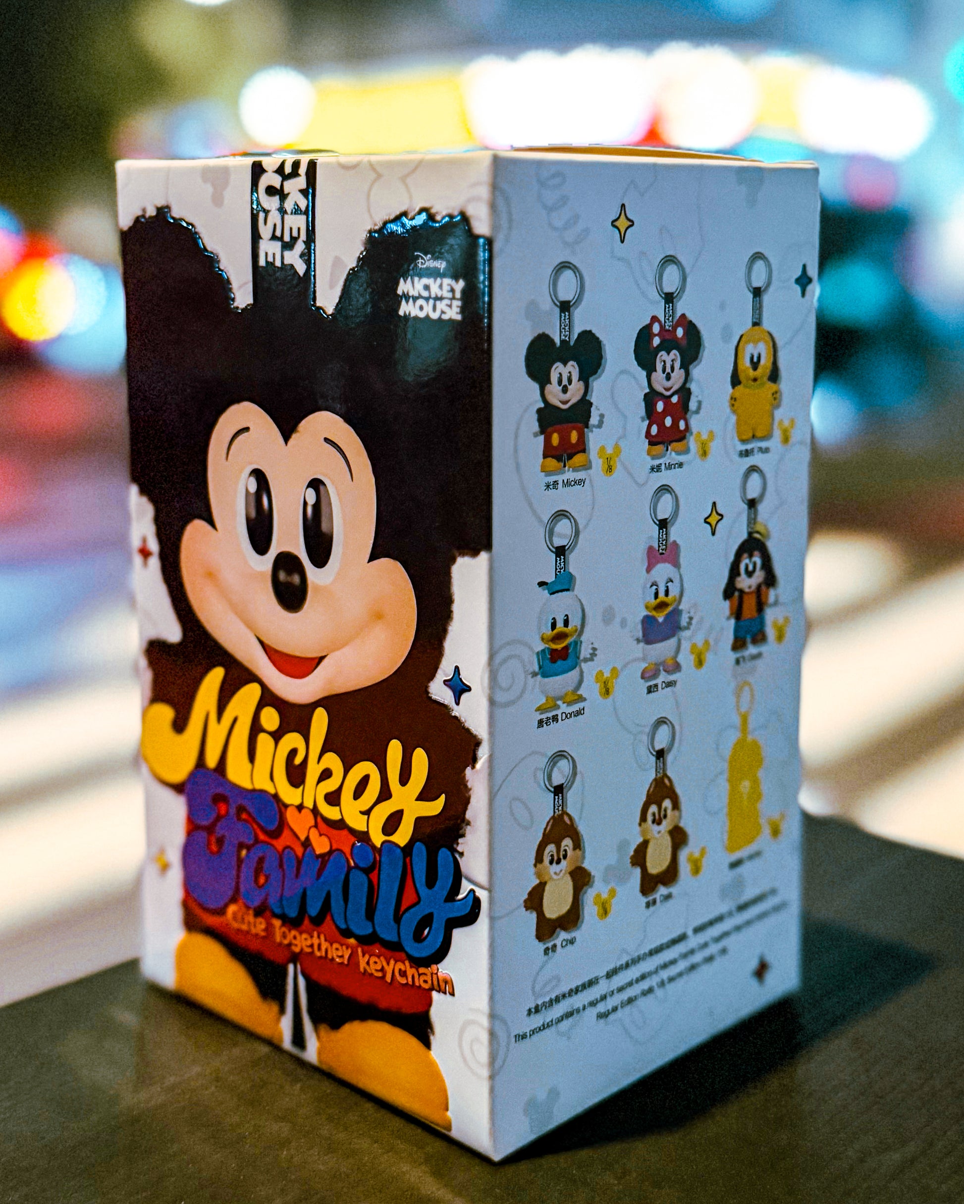 【POPMART/ポップマート】Mickey Family Cute Together Keychain Series Figures ぬいぐるみペンダント［単品］