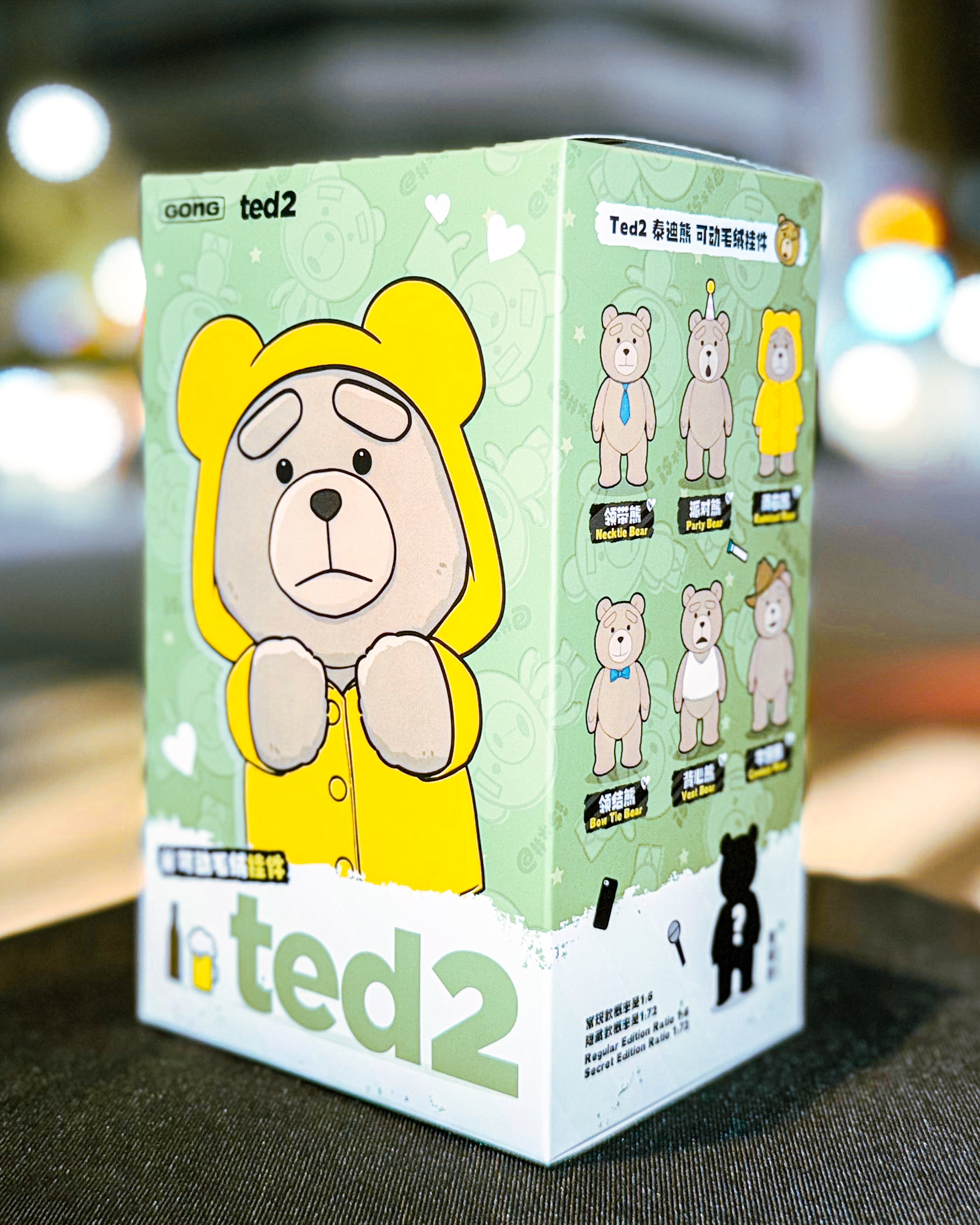 【POPMART/ポップマート】Ted2  テッド2 Teddy Bear Action Plush Pendant［単品］