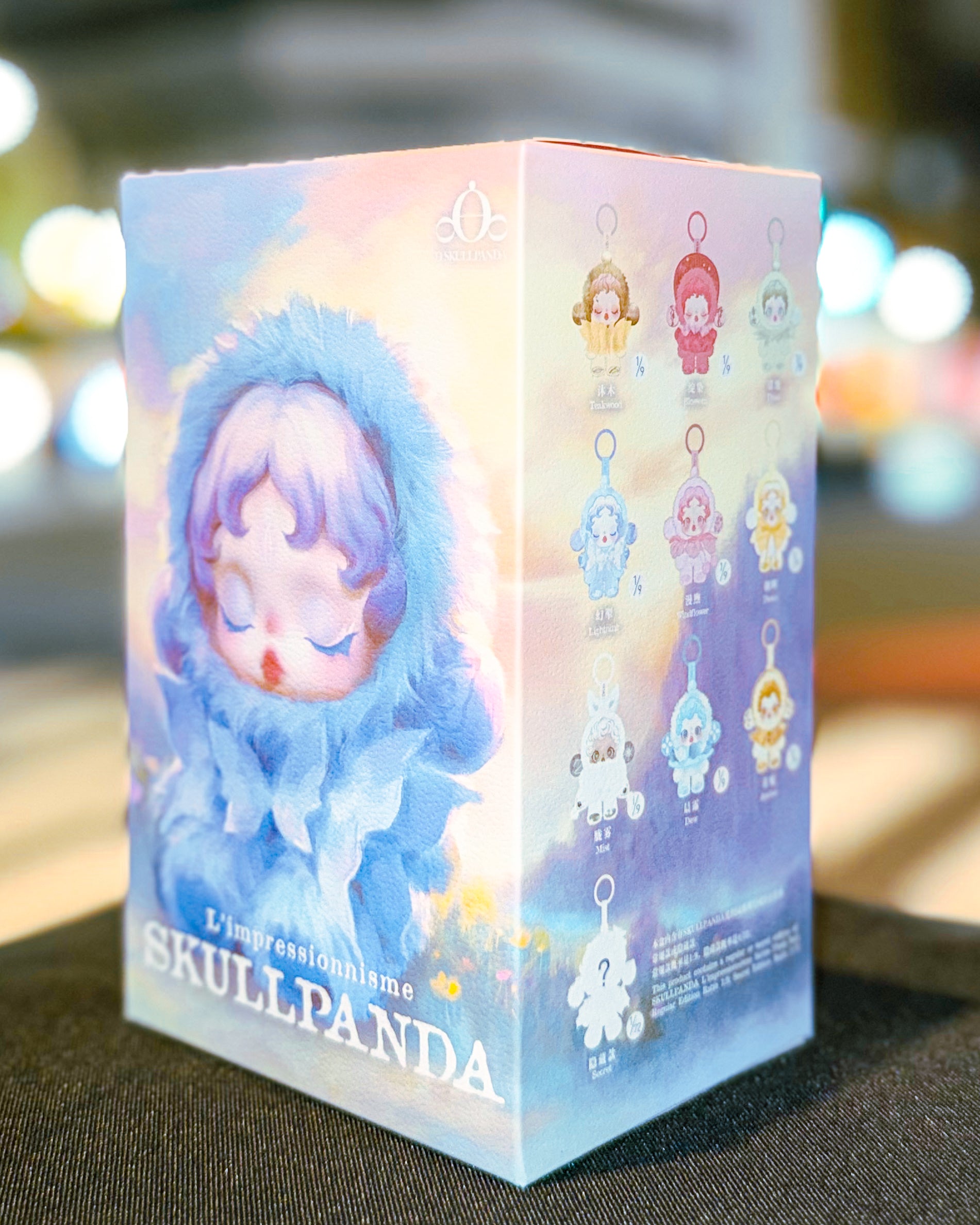 【POPMART/ポップマート】SKULLPANDA スカルパンダ L’impressionnisme シリーズぬいぐるみペンダント［単品］