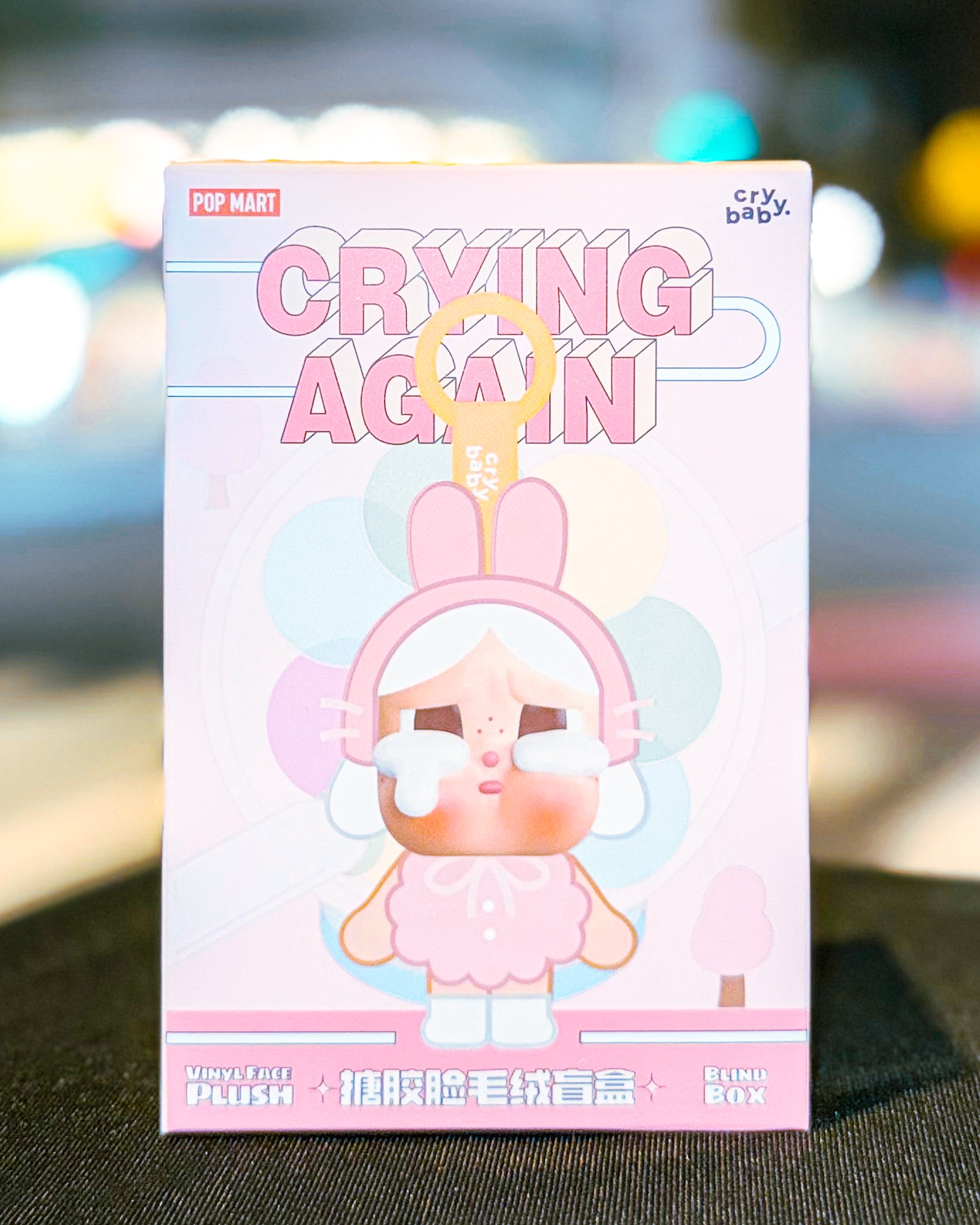 【POPMART/ポップマート】CRYBABY クライベイビー Crying Again シリーズ フェイスぬいぐるみ［単品］