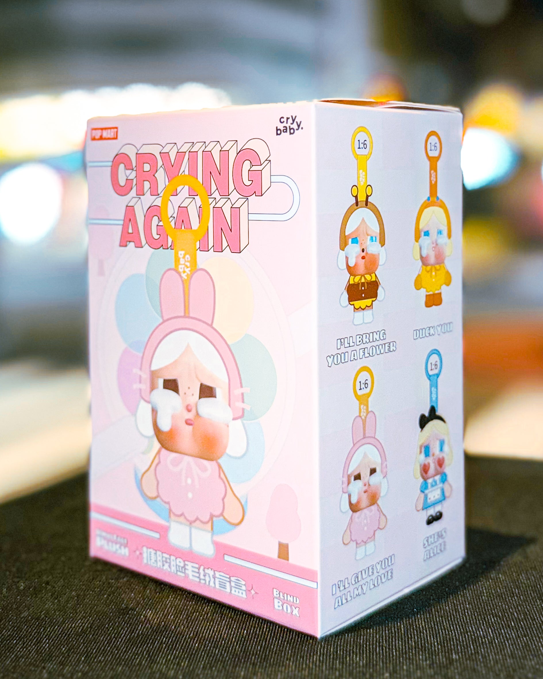 【POPMART/ポップマート】CRYBABY クライベイビー Crying Again シリーズ フェイスぬいぐるみ［単品］