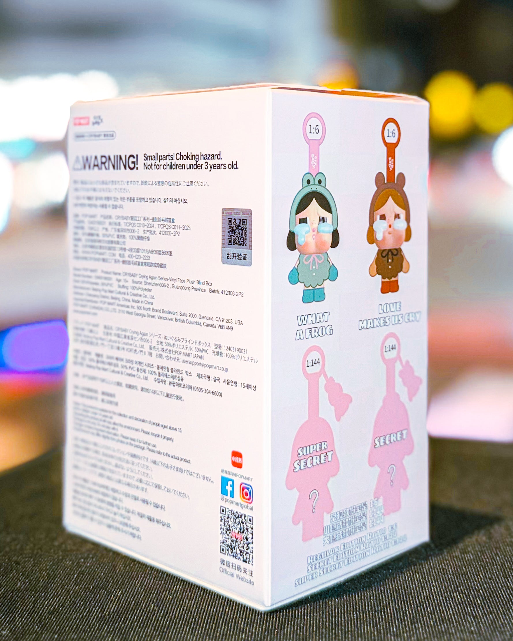 POPMART/ポップマート】CRYBABY クライベイビー Crying Again