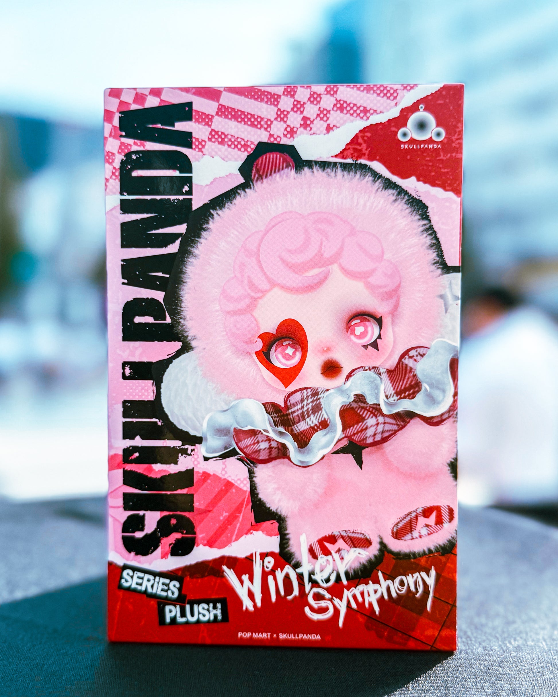 【POPMART/ポップマート】SKULLPANDA スカルパンダ SKULLPANDA Winter Symphony シリーズ ぬいぐるみペンダント［単品］