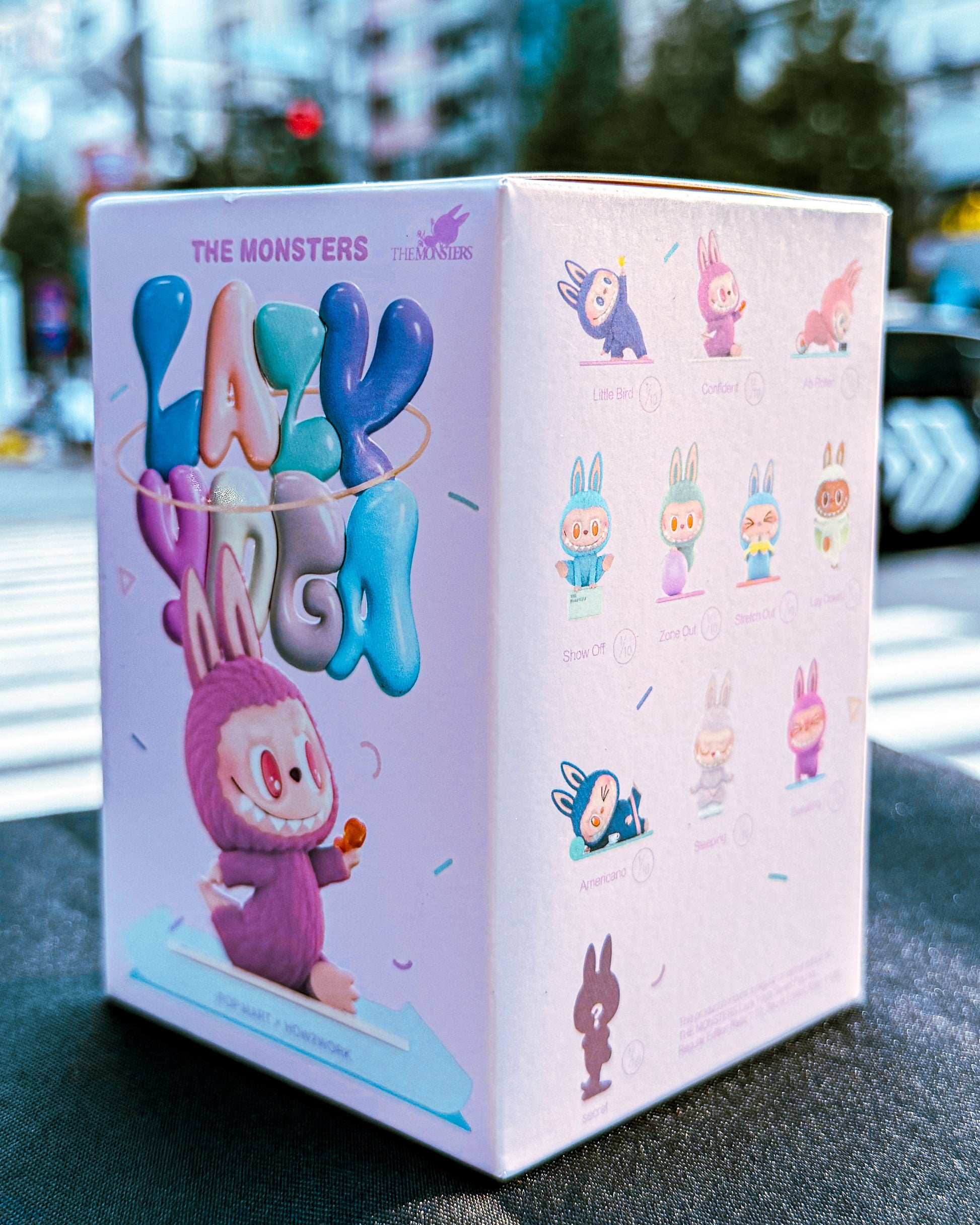 【POPMART/ポップマート】LABUBU ラブブ THE MONSTERS Lazy Yoga Series Figures［単品］