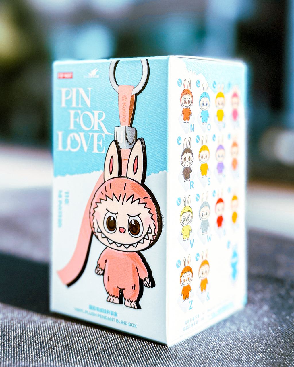【POPMART/ポップマート】Labubu ラブブ THE MONSTERS PIN FOR LOVE シリーズぬいぐるみペンダント(N-Z)THE MONSTERSシリーズ［単品］