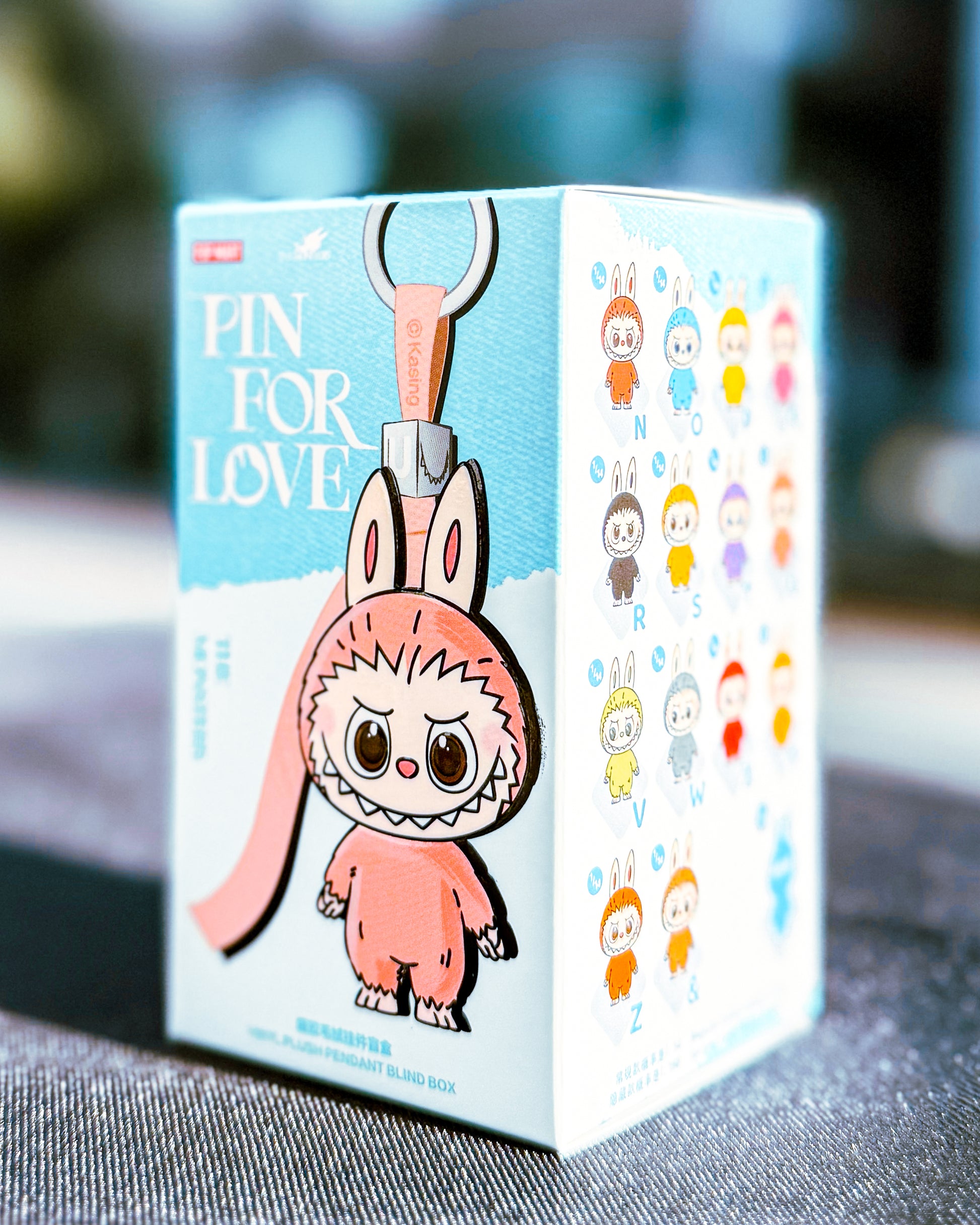 【POPMART/ポップマート】Labubu ラブブ THE MONSTERS PIN FOR LOVE シリーズぬいぐるみペンダント(N-Z)THE MONSTERSシリーズ［単品］