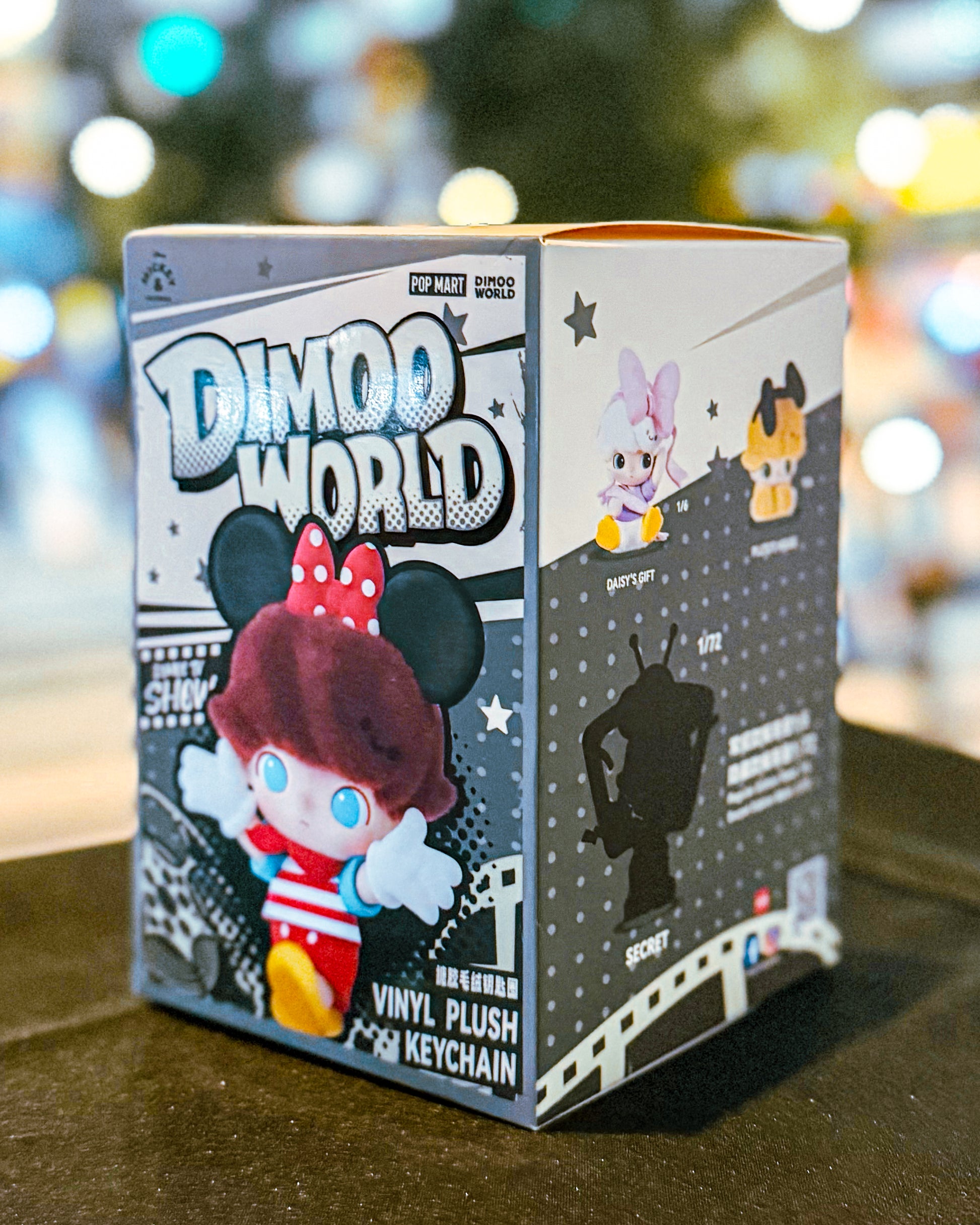 【POPMART/ポップマート】DIMOO ディムー WORLD × DISNEY シリーズ ぬいぐるみキーチェーン［単品］