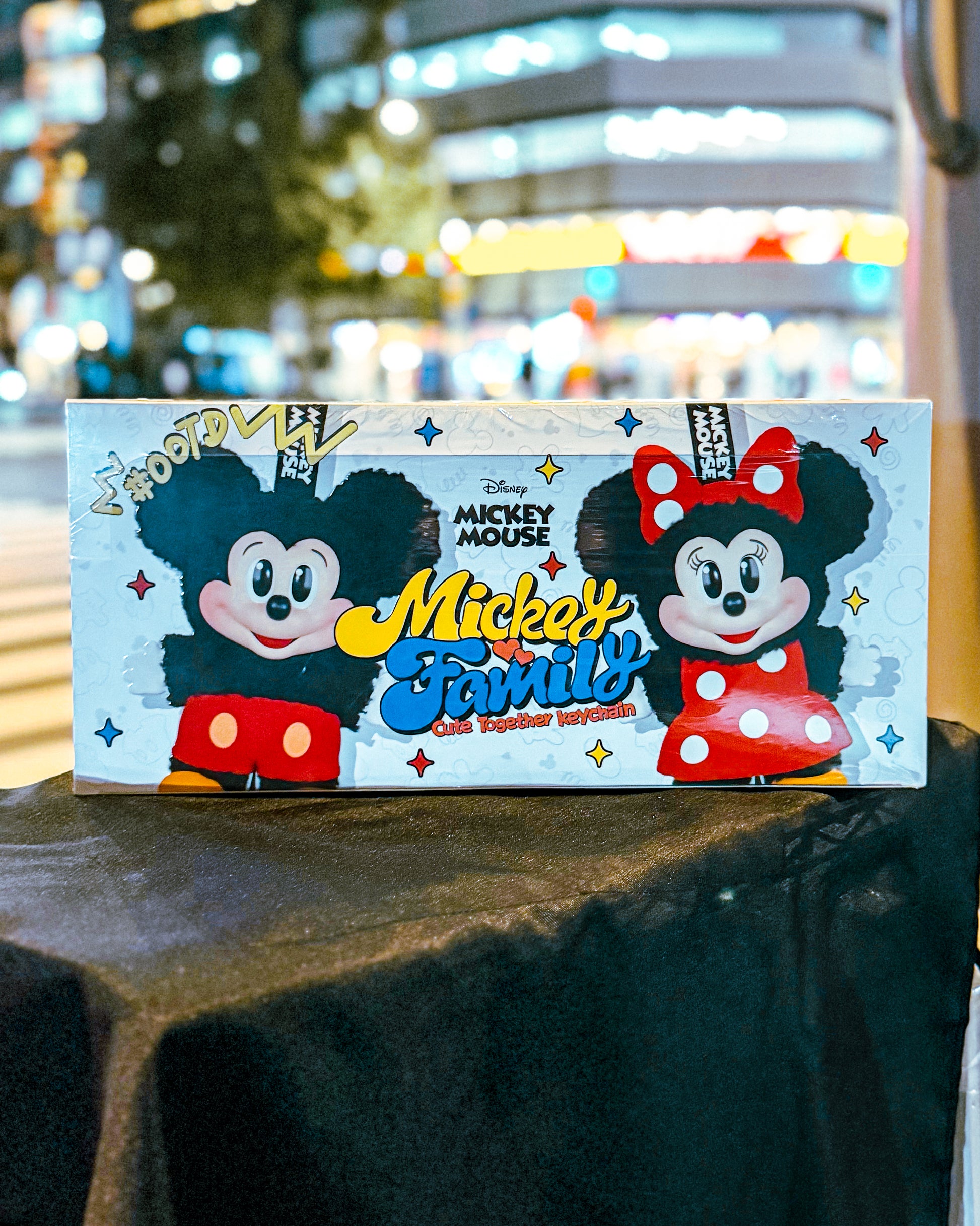 【POPMART/ポップマート】Mickey Family Cute Together Keychain Series Figures ぬいぐるみペンダント［BOX］