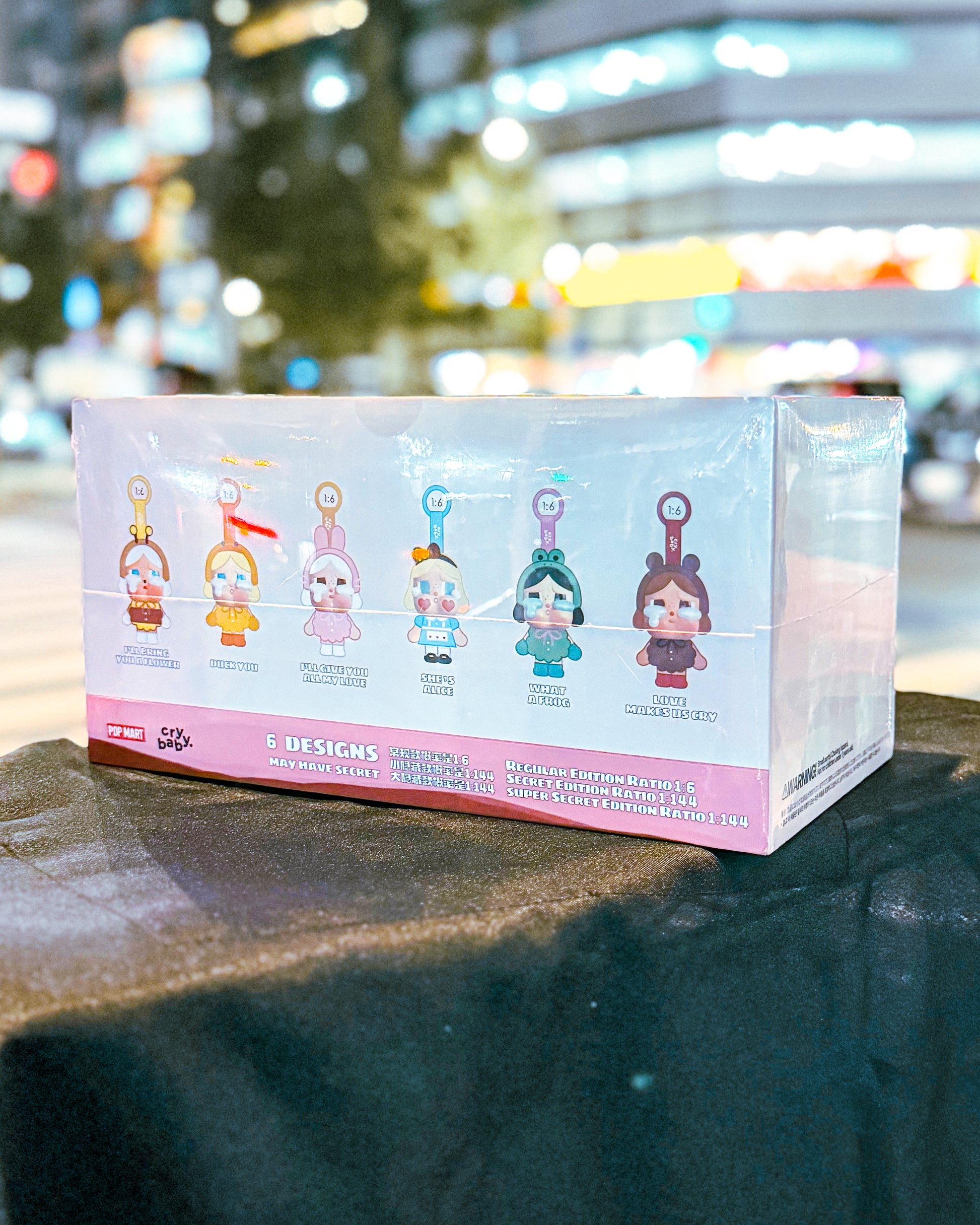 【POPMART/ポップマート】CRYBABY クライベイビー Crying Again シリーズ フェイスぬいぐるみ［BOX］