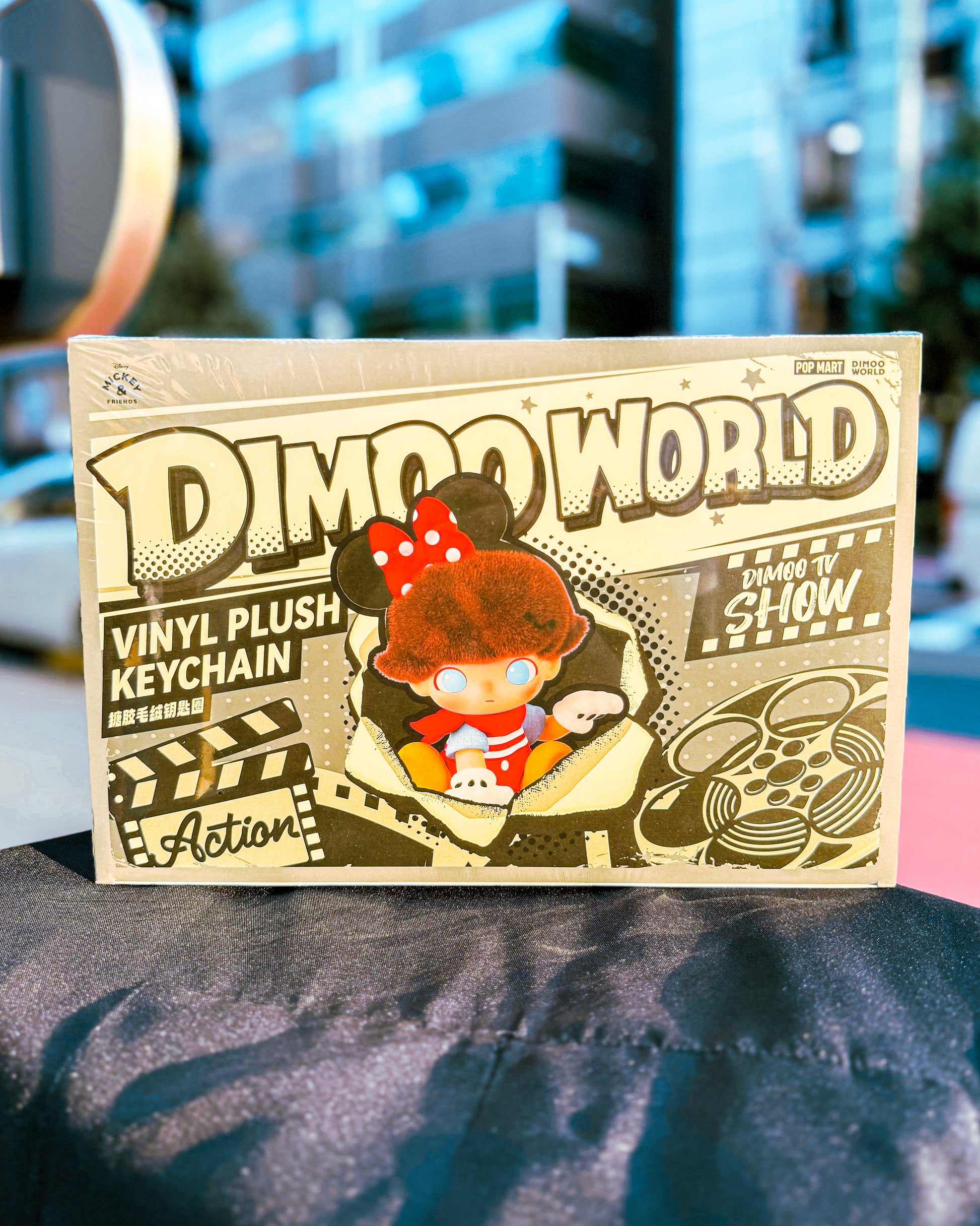 【POPMART/ポップマート】DIMOO ディムー WORLD × DISNEY シリーズ ぬいぐるみキーチェーン［アソート BOX］