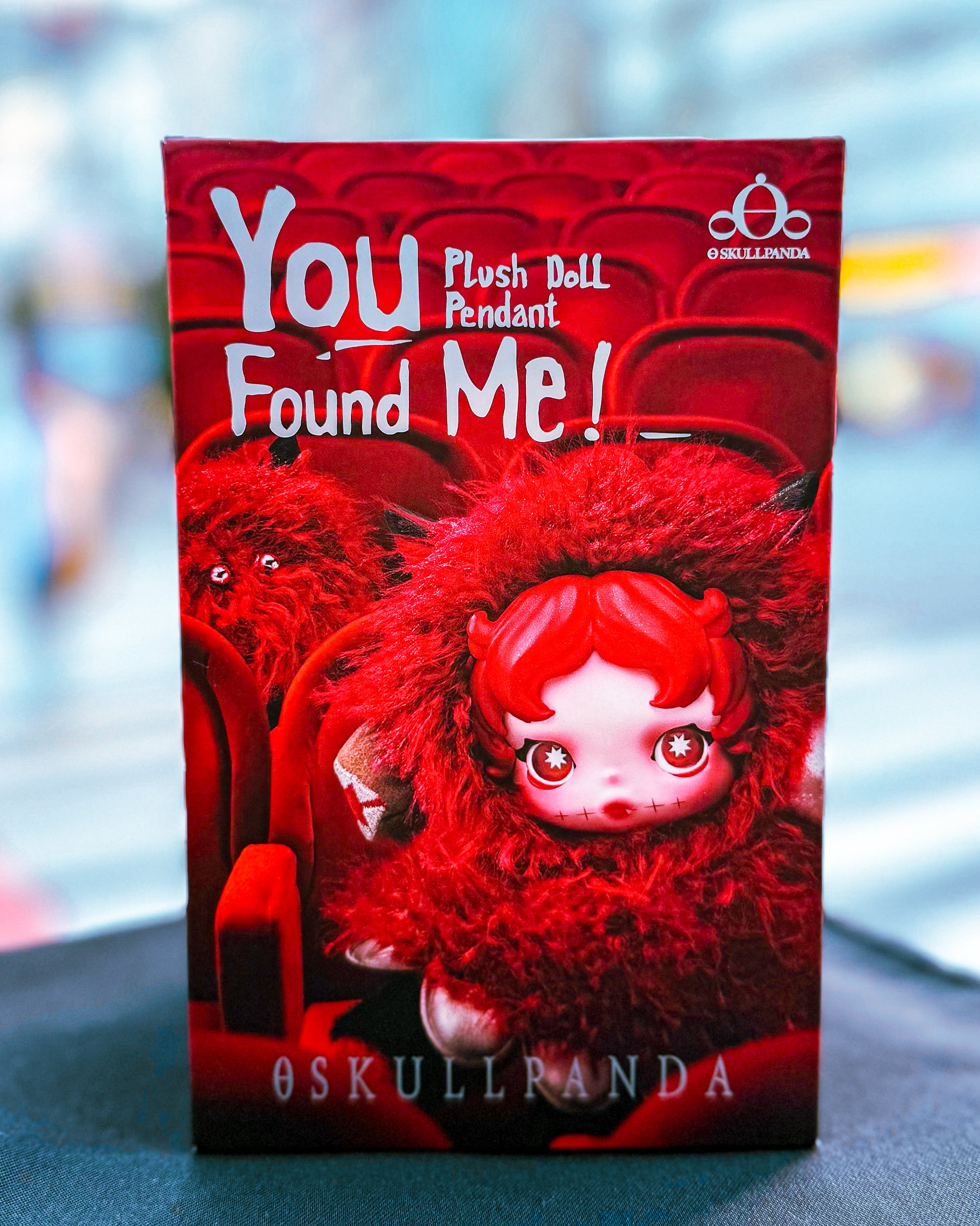 【POPMART/ポップマート】SKULLPANDA スカルパンダ You Found Me! シリーズ ぬいぐるみペンダント［単品］