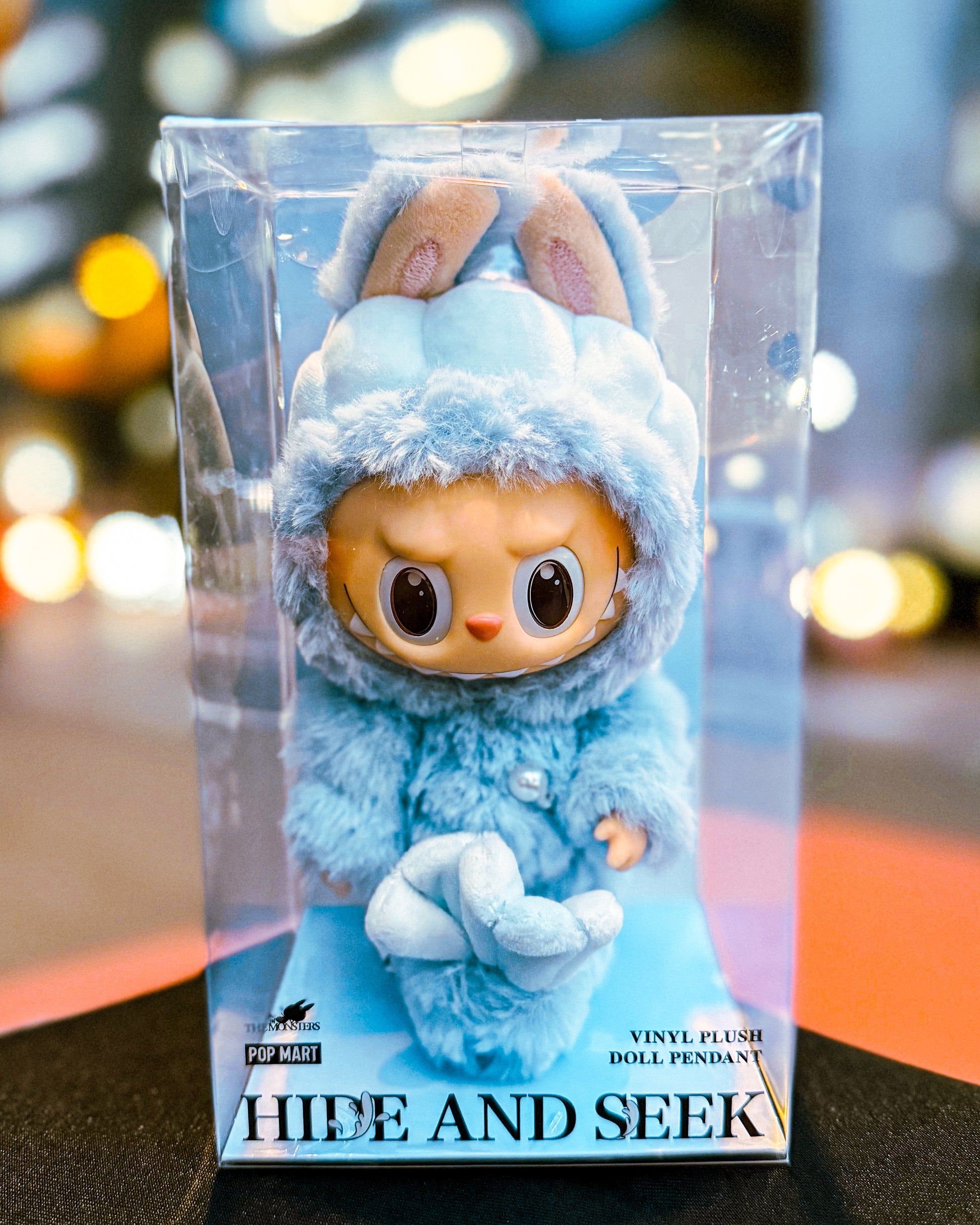 【POPMART/ポップマート】Labubu ラブブ THE MONSTERS Hide and Seek Merbubu ぬいぐるみペンダント(シンガポール限定）
