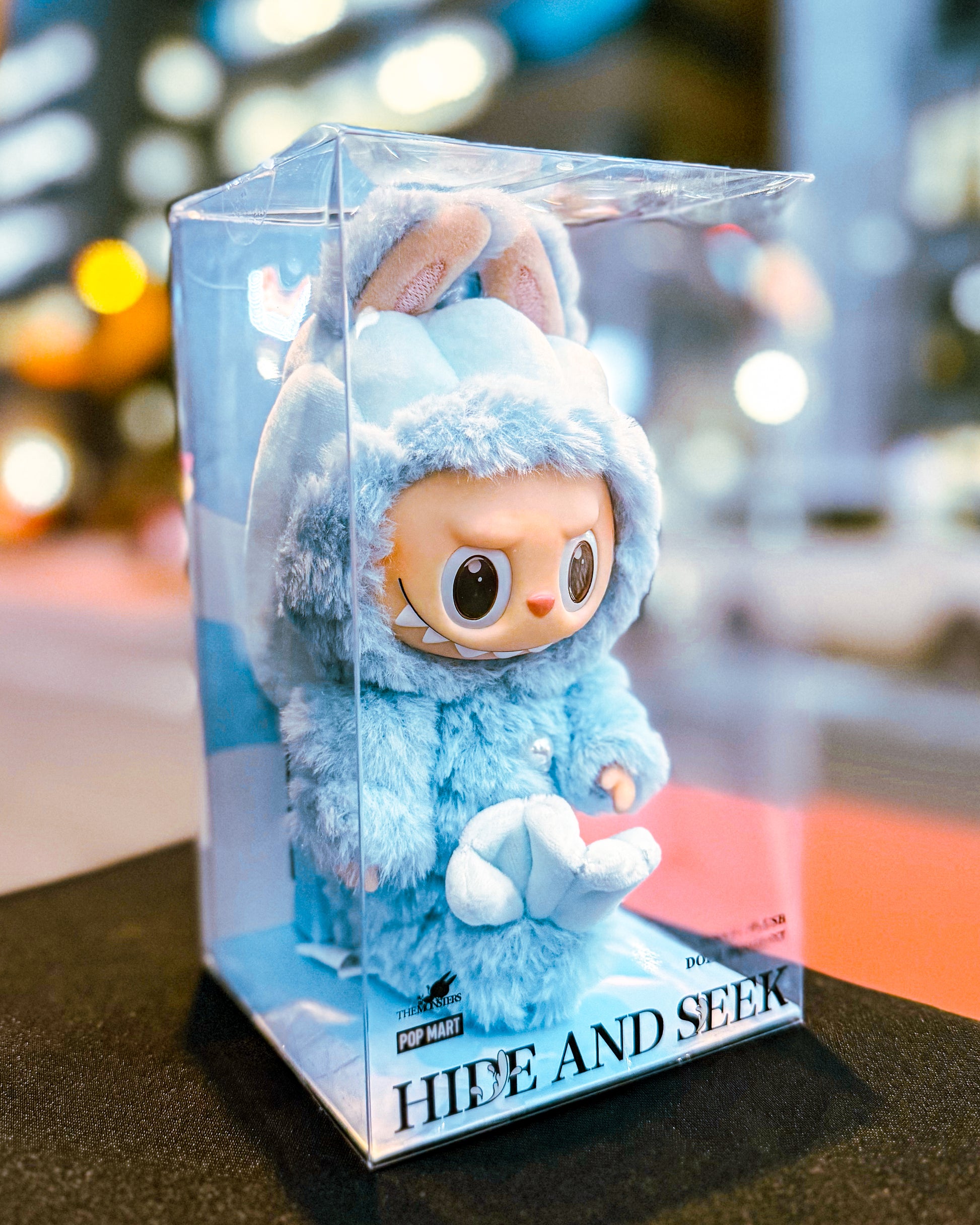 【POPMART/ポップマート】Labubu ラブブ THE MONSTERS Hide and Seek Merbubu ぬいぐるみペンダント(シンガポール限定）
