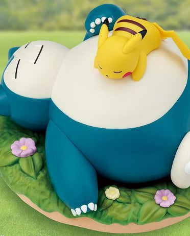 ポケットモンスター くつろぎタイム ピカチュウ＆カビゴンフィギュア